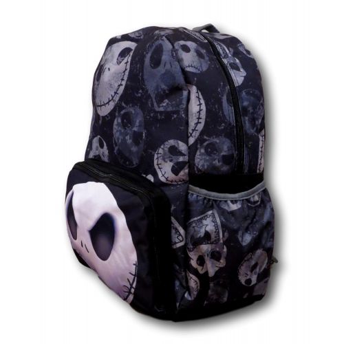  KBNL Disney Nightmare Before Christmas Big Face 16 All Over Large Size Backpack