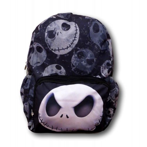  KBNL Disney Nightmare Before Christmas Big Face 16 All Over Large Size Backpack
