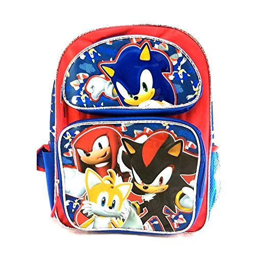  KBNL Sonic the Hedgehog 16 School Backpack & Insulated Lunch Bag Set (Ver. 2)