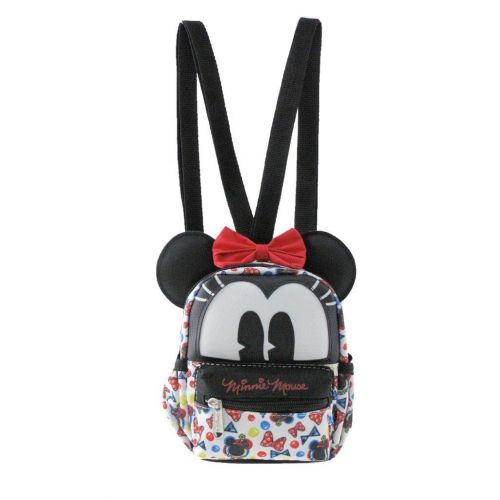  KBNL 2-in-1 Minnie Mouse 3D 6in Cross-body bag/ Mini Backpack - Interchangeable Travel Mini Handbag with Long Shoulder Strap