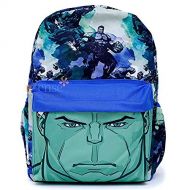 KBNL Marvel Avengers Incredible Hulk Big Face 16 All Over Large Size Backpack