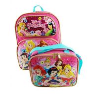 KBNL Princess Deluxe 16 Inch Backpack and Lunch Box Set Lovely Garden