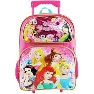 KBNL Disney Princess Lovely Garden Deluxe Full Size 16 Inch Rolling Backpack