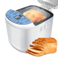 /KBS Automatic Upgraded Bread Maker Machine, 19 Programs Including Gluten-Free Setting, 3 Crust Colors, 15 Hours Delay Time, 1 Hour Keep Warm, Easy Operation, 2 LB Large Capacity fo