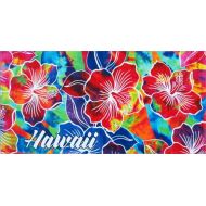 KC Hawaii Hawaii Tie Dye Hibiscus Beach Towel 30 X 60