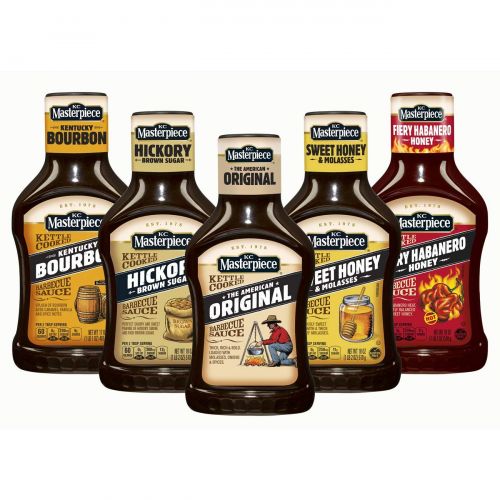  KC Masterpiece Hickory Brown Sugar Barbecue Sauce, 40 Ounces (Pack of 6)