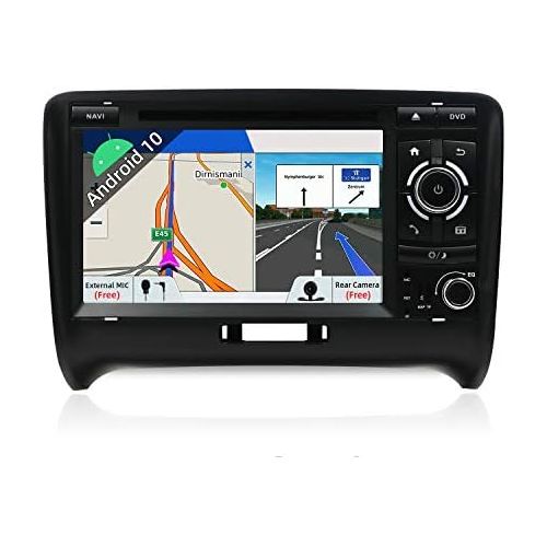  KC Navigation Joyx Android 10.0 Double DIN Car Radio Suitable for Audi TT 2006 2011 GPS Navigation Reversing Camera Canbus Free 2G + 32G 7 Inch Support Dab+ Steering Wheel Control 4G WiFi Carpla