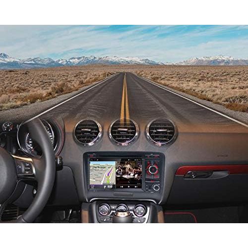  KC Navigation Joyx Android 10.0 Double DIN Car Radio Suitable for Audi TT 2006 2011 GPS Navigation Reversing Camera Canbus Free 2G + 32G 7 Inch Support Dab+ Steering Wheel Control 4G WiFi Carpla