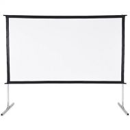 KCHEX>>>120 16:9 Portable Foldaway Projector Screen Front Projection Home Theater Movie>Our 120’’ 16:9 Portable Projection Screen Features a 104 x 58.5 Widescreen Viewi