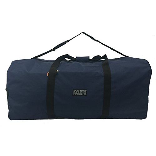  K-Cliffs Heavy Duty Cargo Duffel Large Sport Gear Drum Set Equipment Hardware Travel Bag Rooftop Rack Bag (42 x 20 x 20, Navy)