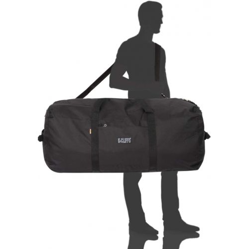  K-Cliffs Heavy Duty Cargo Duffel Large Sport Gear Drum Set Equipment Hardware Travel Bag Rooftop Rack Bag (42 x 20 x 20, Navy)