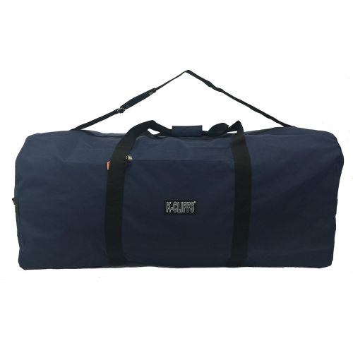  K-Cliffs Heavy Duty Cargo Duffel Large Sport Gear Drum Set Equipment Hardware Travel Bag Rooftop Rack Bag (42 x 20 x 20, Navy)