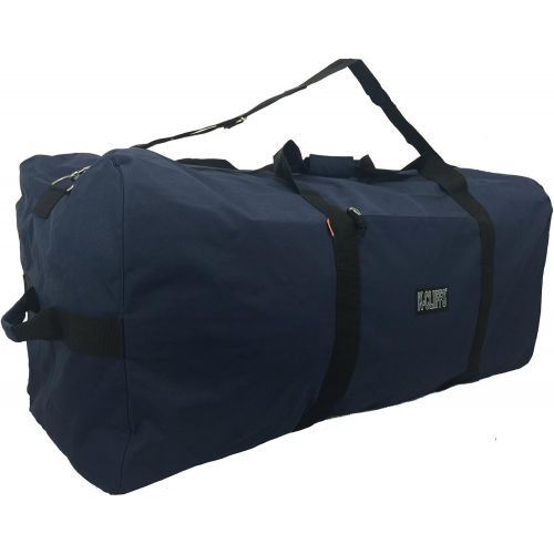  K-Cliffs Heavy Duty Cargo Duffel Large Sport Gear Drum Set Equipment Hardware Travel Bag Rooftop Rack Bag (42 x 20 x 20, Navy)