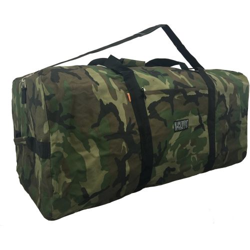  K-Cliffs Heavy Duty Cargo Duffel Large Sport Gear Drum Set Equipment Hardware Travel Bag Rooftop Rack Bag (36 x 17 x 17, Camouflage)