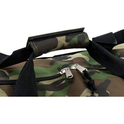  K-Cliffs Heavy Duty Cargo Duffel Large Sport Gear Drum Set Equipment Hardware Travel Bag Rooftop Rack Bag (36 x 17 x 17, Camouflage)