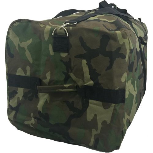  K-Cliffs Heavy Duty Cargo Duffel Large Sport Gear Drum Set Equipment Hardware Travel Bag Rooftop Rack Bag (36 x 17 x 17, Camouflage)