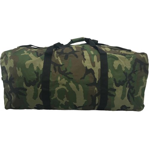  K-Cliffs Heavy Duty Cargo Duffel Large Sport Gear Drum Set Equipment Hardware Travel Bag Rooftop Rack Bag (36 x 17 x 17, Camouflage)