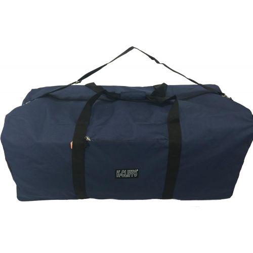  K-Cliffs Heavy Duty Cargo Duffel Large Sport Gear Drum Set Equipment Hardware Travel Bag Rooftop Rack Bag (36 x 17 x 17, Navy)