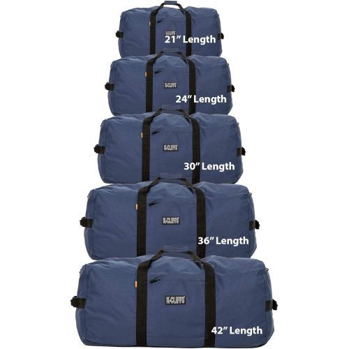  K-Cliffs Heavy Duty Cargo Duffel Large Sport Gear Drum Set Equipment Hardware Travel Bag Rooftop Rack Bag (36 x 17 x 17, Navy)