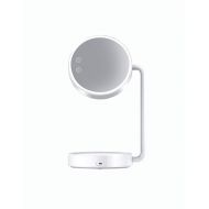 KCoob Makeup Mirror Led Lighted Table Cosmetic Mirror Rechargeable USB White Color Reading Table Lamp