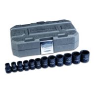 KD Tools 12 PC. 12 DRIVE 6 POINT SAE IMPACT SOCKET SET