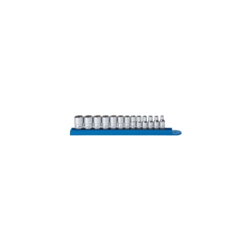  GearWrench 80302 13 Piece 14 Drive 6 Point Standard Metric Socket Set