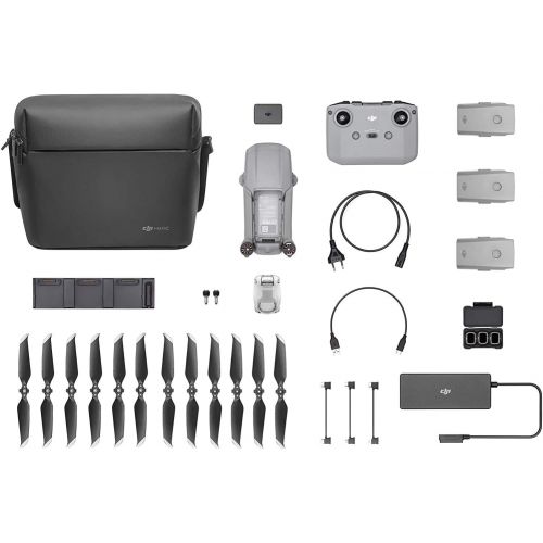 디제이아이 KDJ DJI Mavic Air 2 Fly More Combo - Drone Quadcopter UAV with 48MP Camera, 3 batteries, Case, 128gb SD Card, Lens Filters, Landing pad Kit with Must Have Accessories