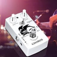 KDORRKU Chorus Guitar Pedal,Mini Electric Guitar Effects Pedal With True Bypass Footswitch,Single Type DC 9V Classic Analog Chorus Pedal Board,Clear Sound Effects Modulation Pedal,Chorus E