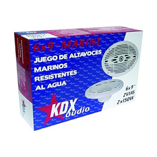  [아마존베스트]-Service-Informationen KDX Audio 6x 9SPEAKER SET FOR BOAT, white