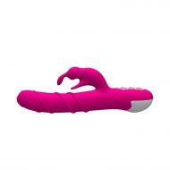KEAAI T-shirt Adult Pleasure Toys 360 Degree Rotation Rabbit V-bratOEr Women Sexzz-Toy Silicone G Spot Thrusting Vbrt P-Enis C-litoris S-timulator Massager,Hot Pink t-Shirt