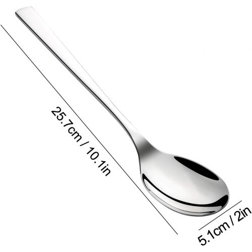  [아마존베스트]KEAWELL Premium Serving Spoon Set, 18/10 Stainless Steel Large Serving Spoon Tabletop Flatware Serving Utensil Buffet Banquet Serving Tablespoons(pack in 2), Mirror-Polished, Buffe