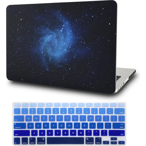  [아마존베스트]KECC Laptop Case for MacBook Pro 13 (2020/2019/2018/2017/2016) w/Keyboard Cover Plastic Hard Shell A2159/A1989/A1706/A1708 Touch Bar 2 in 1 Bundle (Blue)