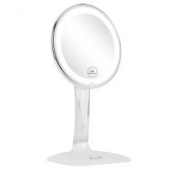 KEDSUM 10X Magnifying Lighted Makeup Mirror,Desktop Vanity Mirror with Height...