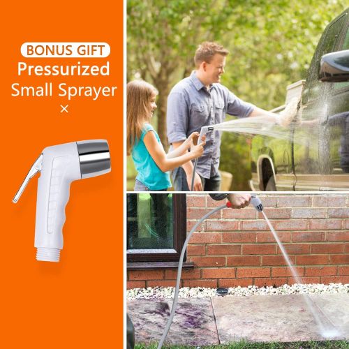  [아마존베스트]KEDSUM Portable Camping Shower, Camping Shower Pump with Dual Detachable USB Rechargeable Batteries, Handheld Outdoor Shower Head for Camping, Hiking, Traveling