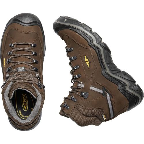  KEEN - Mens Durand II Mid WP, Waterproof Hiking Boots