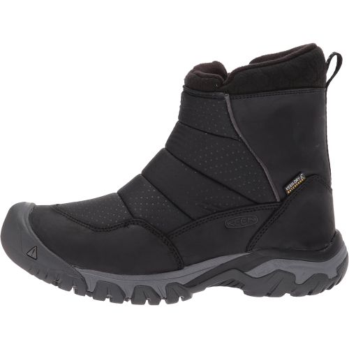  KEEN Utility Womens Hoodoo iii Low Zip-w Snow Boot, Black/Magnet, 7 M US