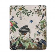 KEEPDIY Audubon Herons Song Birds Blanket-Warm,Lightweight,Soft,Pet-Friendly,Throw for Home Bed,Sofa &Dorm 60 x 50 Inch