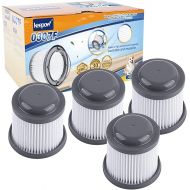 KEEPOW PVF110 Replacement Vacuum Filter for Black and Decker Handheld Pivot Vacuum BDH2000PL BDH2020FLFH PHV1410 PHV1810 PHV1210 BDH2020FL, Washable Hand Vac Filters, 4 Pack