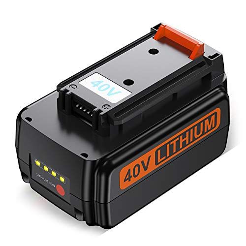  KEEPTOP Upgraded 3000mAh 40 Volt MAX Replacement Battery for Black and Decker 40V Battery LBX2040 LBXR36 LSW36 LBXR2036 LBX2 LST540 LCS1240 LBX1540 Compatible with Black Decker 40-Volt Lit