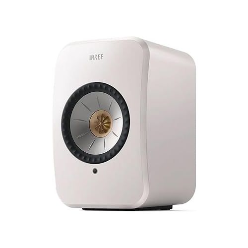  KEF LSX II Wireless HiFi Speaker System (Mineral White)