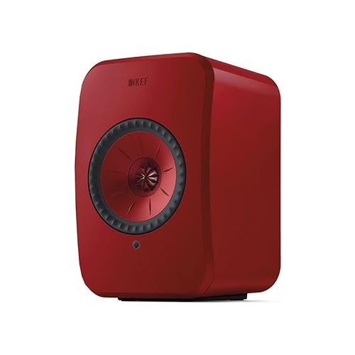  KEF LSX II Wireless HiFi Speaker System (Lava Red)