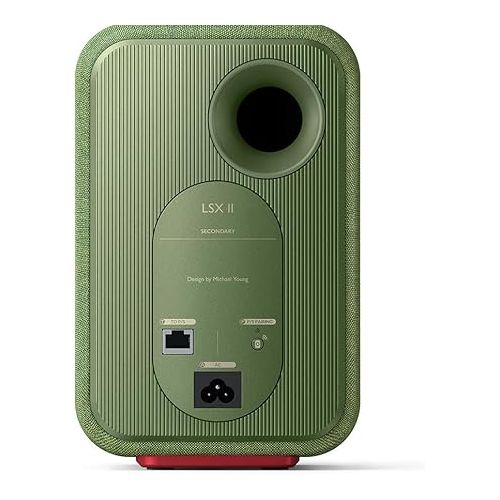  KEF LSX II Wireless HiFi Speaker System (Olive Green)