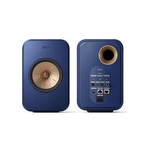  KEF LSX II Wireless HiFi Speaker System (Cobalt Blue)