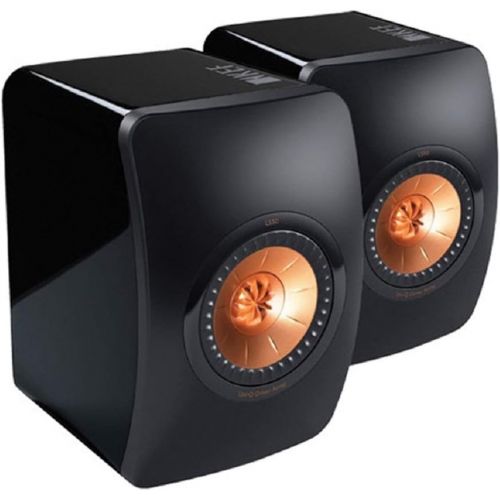  [아마존베스트]KEF LS50 Mini Monitor - High Gloss Piano Black (Pair)