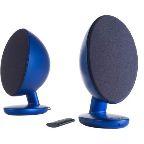  [아마존베스트]Last purchased on April 15, 2019 KEF EGG Versatile Desktop Speaker System - Frosted Blue (Pair)