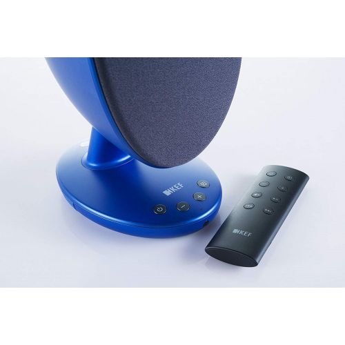  [아마존베스트]Last purchased on April 15, 2019 KEF EGG Versatile Desktop Speaker System - Frosted Blue (Pair)