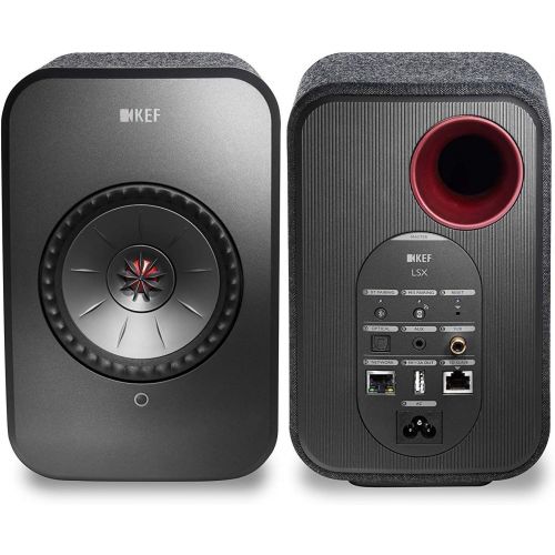  KEF LSX Wireless Music System (Black, Pair) LSX Black