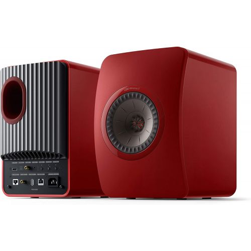  KEF LS50 Wireless II (Pair, Crimson Red)