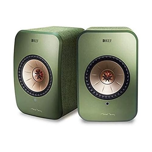  KEF LSX Wireless Music System (Green, Pair))