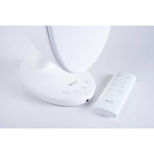  KEF EGG Versatile Desktop Speaker System - Gloss White (Pair)